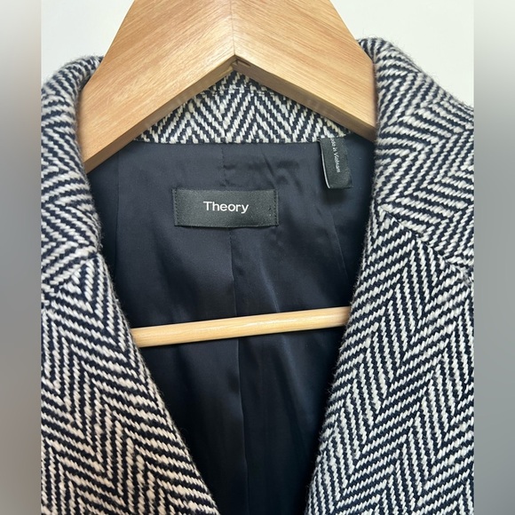 Theory Piazza Chevron Tweed Jacket (2) - Picture 3 of 4